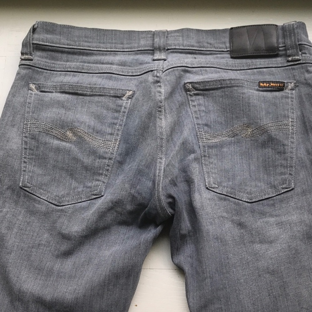 Nudie Grey Slim-Skinny Jean 31” waist x 34” inseam